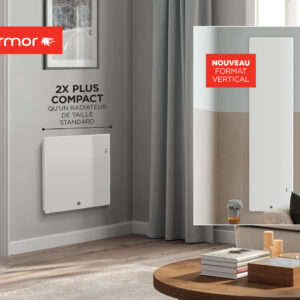 Pose de radiateur électrique chaleur douce THERMOR INGÉNIO 4 Horizontal